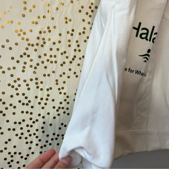 HALARA Green and White Large Tote Bag - Picture 5 of 11